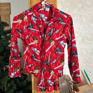 Star Wars Red and Black Kids Pajama Set